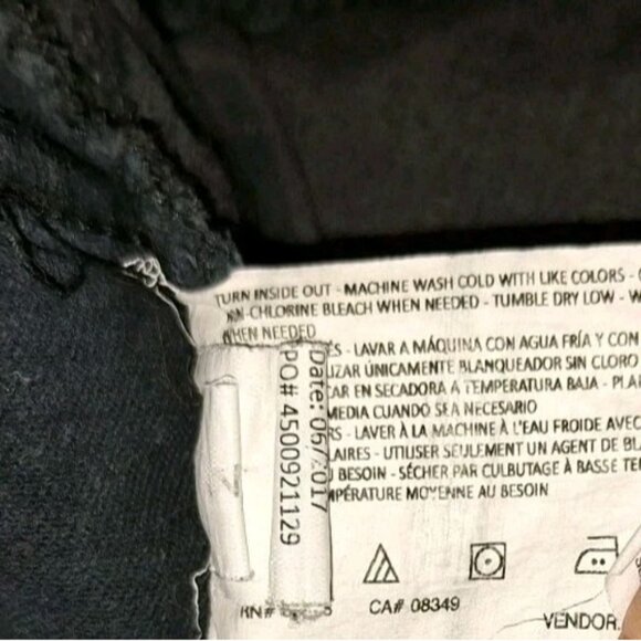 Gloria Vanderbilt Women's 16W Black And Gray Jeans 36x30 Lot Of Two - Picture 9 of 9